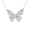 Butterfly Diamond Pendant Necklace