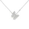 Butterfly Diamond Pendant Necklace