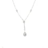 Diamond Pear Drop Necklace