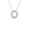 Oval Diamond Pendant Necklace