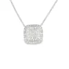 Cushion Halo Diamond Pendant