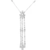 Diamond Tassel Drop Necklace