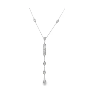 Diamond Y Drop Necklace