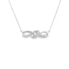 Infinity Diamond Pendant Necklace