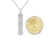 Diamond Bar Pendant Necklace