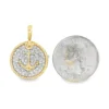 Diamond Anchor Medallion Pendant