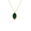 Marquise Emerald Pendant Necklace