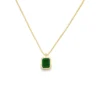 Emerald Pendant Necklace