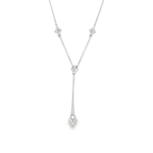 Diamond Y Drop Necklace