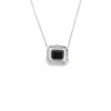 Emerald Cut Pendant Necklace