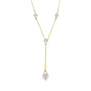 Diamond Y Drop Necklace