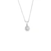 Bezel Diamond Pendant Necklace