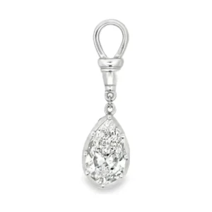 Pear Diamond Drop Pendant