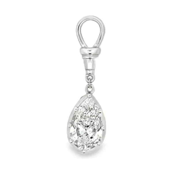 Pear Diamond Drop Pendant