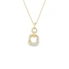 Diamond Link Pendant Necklace