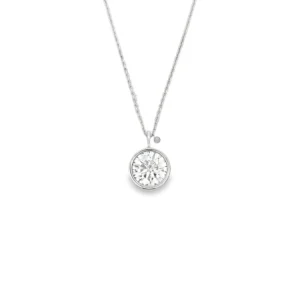 Bezel Round Diamond Pendant