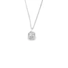 Bezel Diamond Pendant Necklace