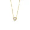 Heart Diamond Pendant Necklace