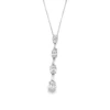 Oval Diamond Drop Necklace