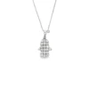 Hamsa Diamond Pendant Necklace