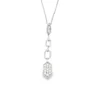 Geometric Diamond Drop Necklace