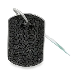 Black Diamond Tag Pendant