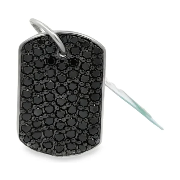 Black Diamond Tag Pendant