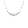 Curved Marquise Diamond Necklace