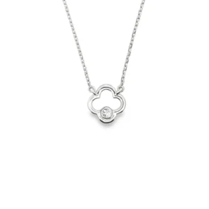 Clover Diamond Pendant Necklace