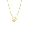 Geometric Diamond Pendant Necklace