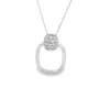 Diamond Pavé Loop Necklace