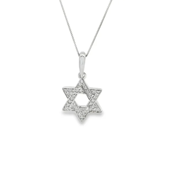 Star Diamond Pendant Necklace