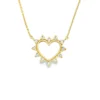 Heart Diamond Pendant Necklace