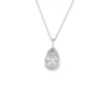 Pear Diamond Pendant Necklace