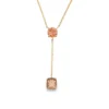 Drop Diamond Pendant Necklace