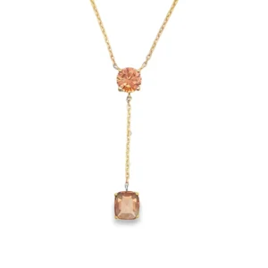 Drop Diamond Pendant Necklace