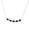 Sapphire Diamond Bar Necklace