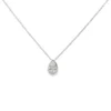 Teardrop Diamond Pendant Necklace