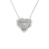 Heart Diamond Pendant Necklace
