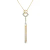 Diamond Tassel Pendant Necklace