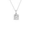 Round Diamond Pendant Necklace