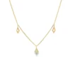 Diamond Rhombus Pendant Necklace