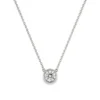 Bezel Set Diamond Pendant
