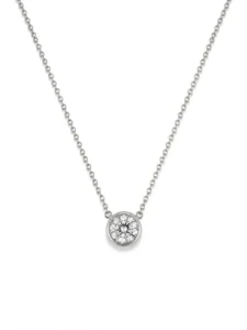 Bezel Set Diamond Pendant