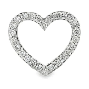 Heart Diamond Pendant Necklace