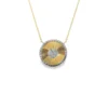 Sunburst Diamond Pendant Necklace