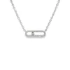 Oval Openwork Diamond Pendant