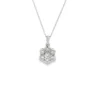 Diamond Cluster Pendant Necklace