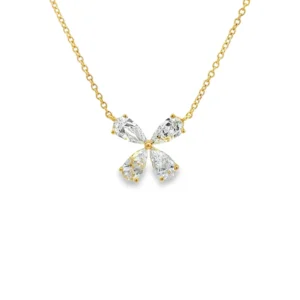 Butterfly Diamond Pendant Necklace