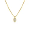 Marquise Diamond Pendant Necklace